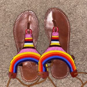 african bead sandals
